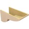 Ekena Millwork 11"W x 22"D x 11"H Wide Crestline Rough Cedar Woodgrain TimberThane Corbel, Primed Tan CORUR11X22X11CRERCPR - alternate 2
